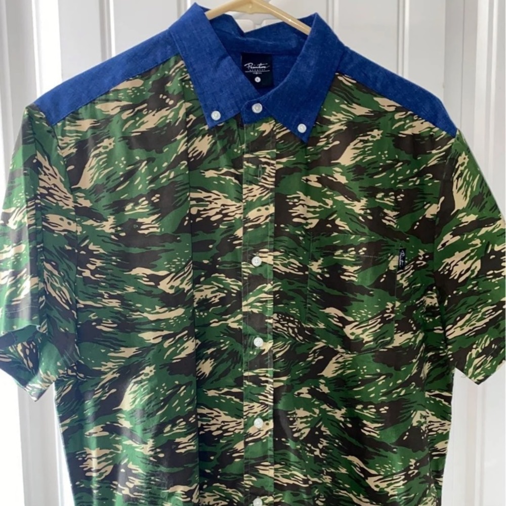 PRIMITIVE BRAND MENS BUTTON SHIRT SIZE LARGE ✨
